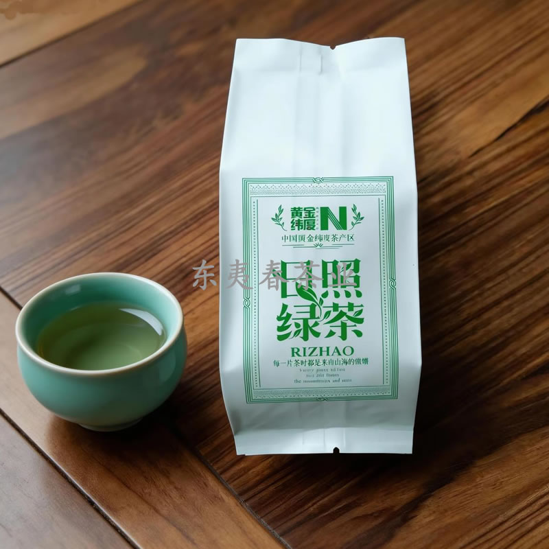 2026山东特产炒青日照绿茶袋装春季新茶板栗香